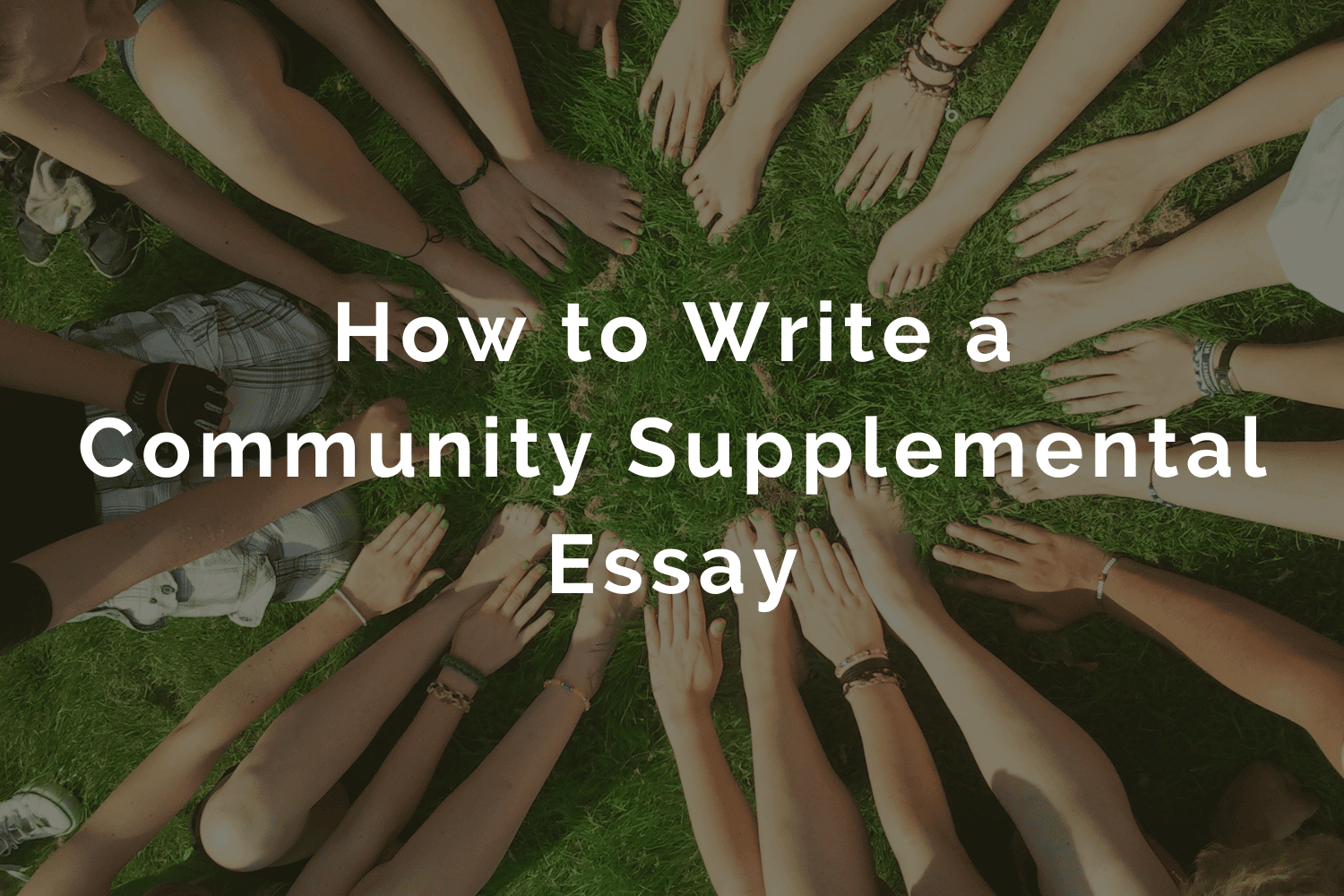 supplemental essay community